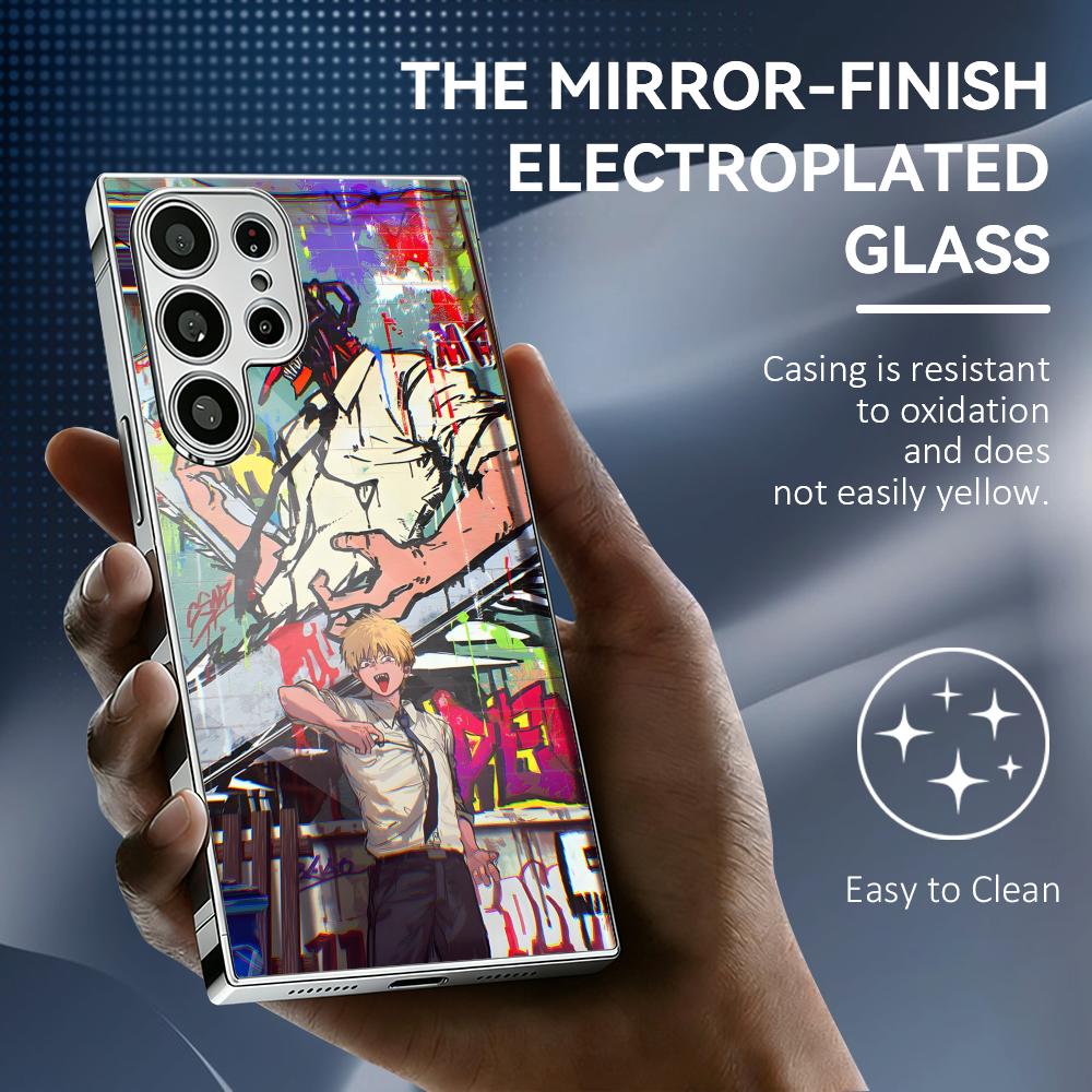 Phone Cases Men - C-Chainsaw Man Anime Phone Case For