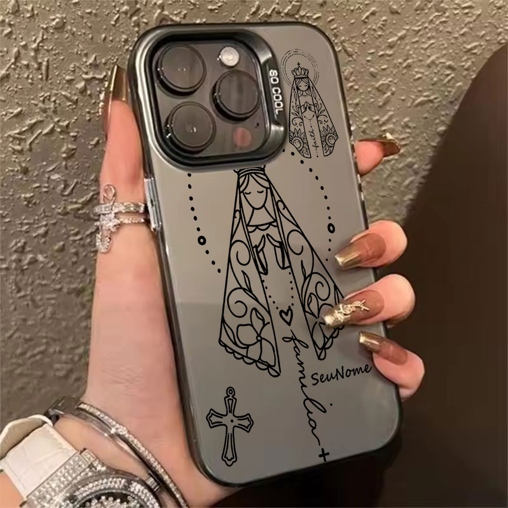 Phone Cases For Iphone 13 - Minimalist Lines Catholic Phone Case For