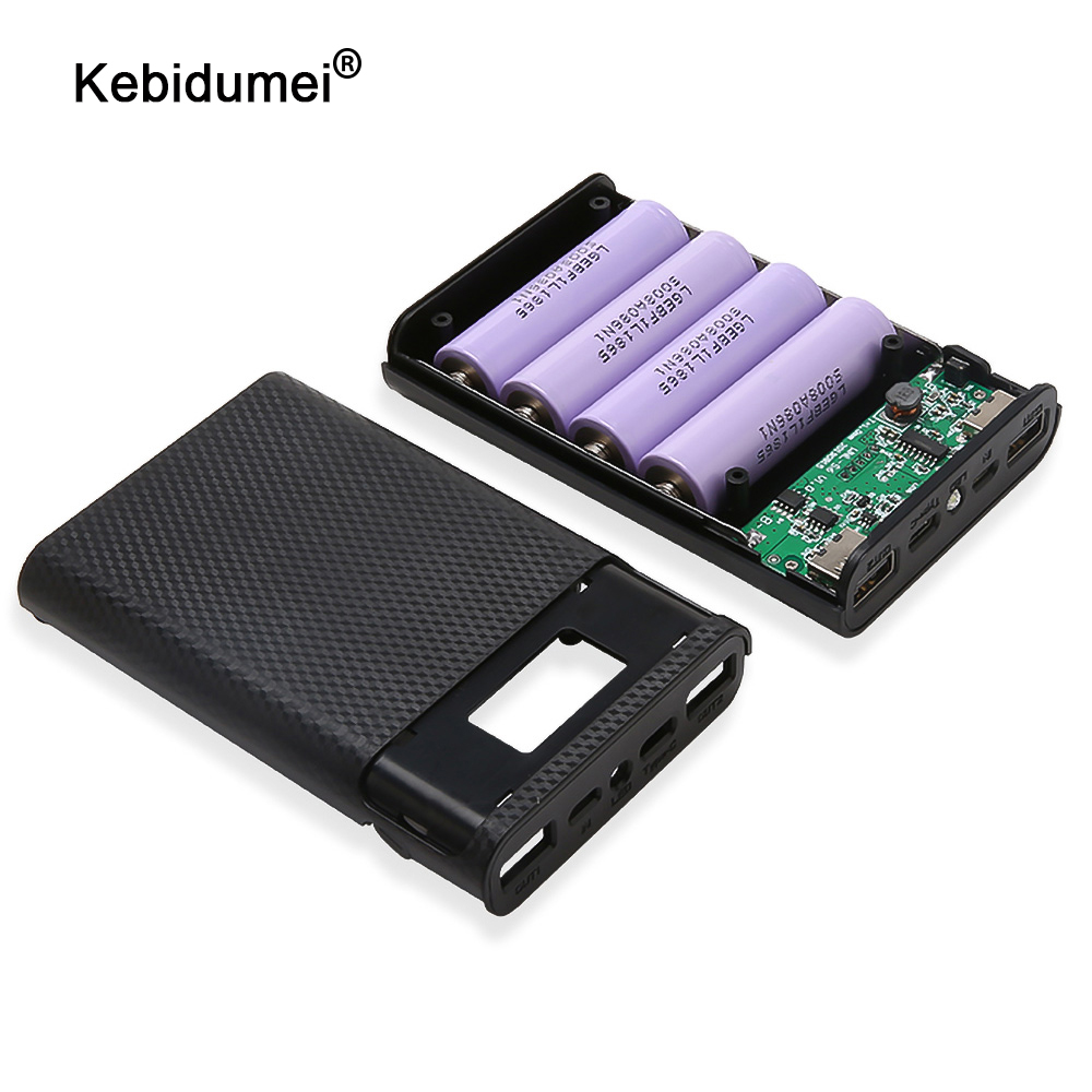 Phone Cases Android - 4x18650 Battery Charge Storage Box 5V