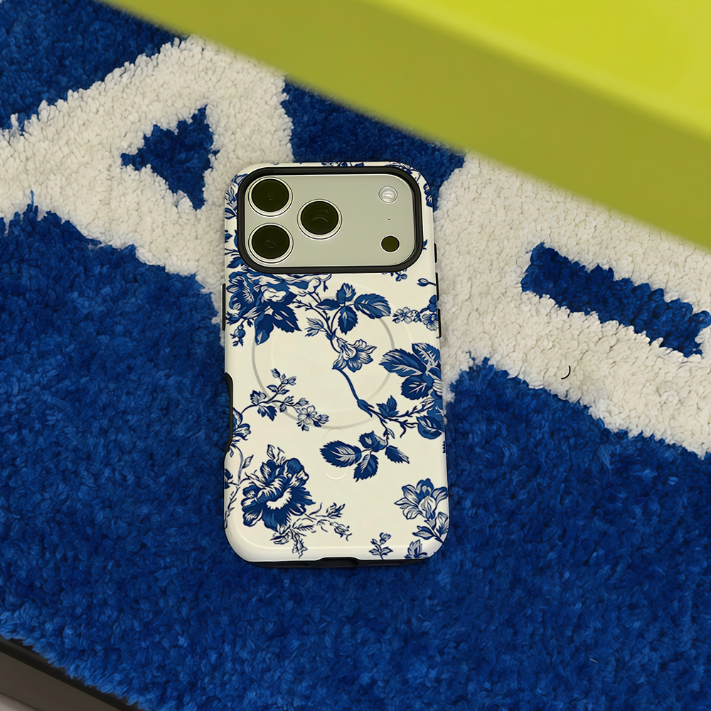 Vintage Blue Rose Phone Case F - Phone Cases Magnetic บทวิจารณ์และราคา