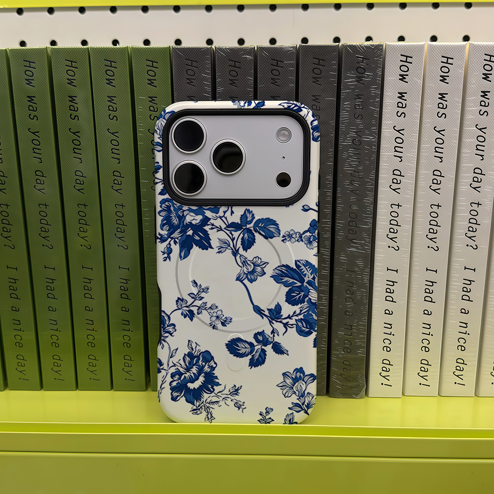 Vintage Blue Rose Phone Case F - Phone Cases Magnetic บทวิจารณ์และราคา