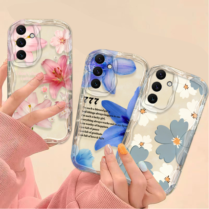 Beautiful Pink Lily Pattern Ph - Phone Cases Pink บทวิจารณ์และราคา