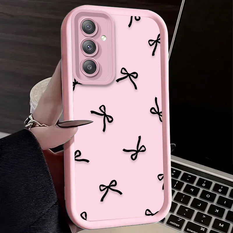 Black Love Heart Bowknot Case  - Phone Cases Android บทวิจารณ์และราคา