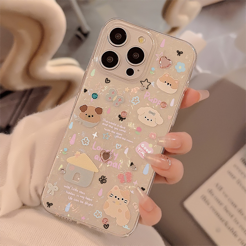 Cute Cartoon Puppy Shell Patte - Phone Cases Xr Cute บทวิจารณ์และราคา