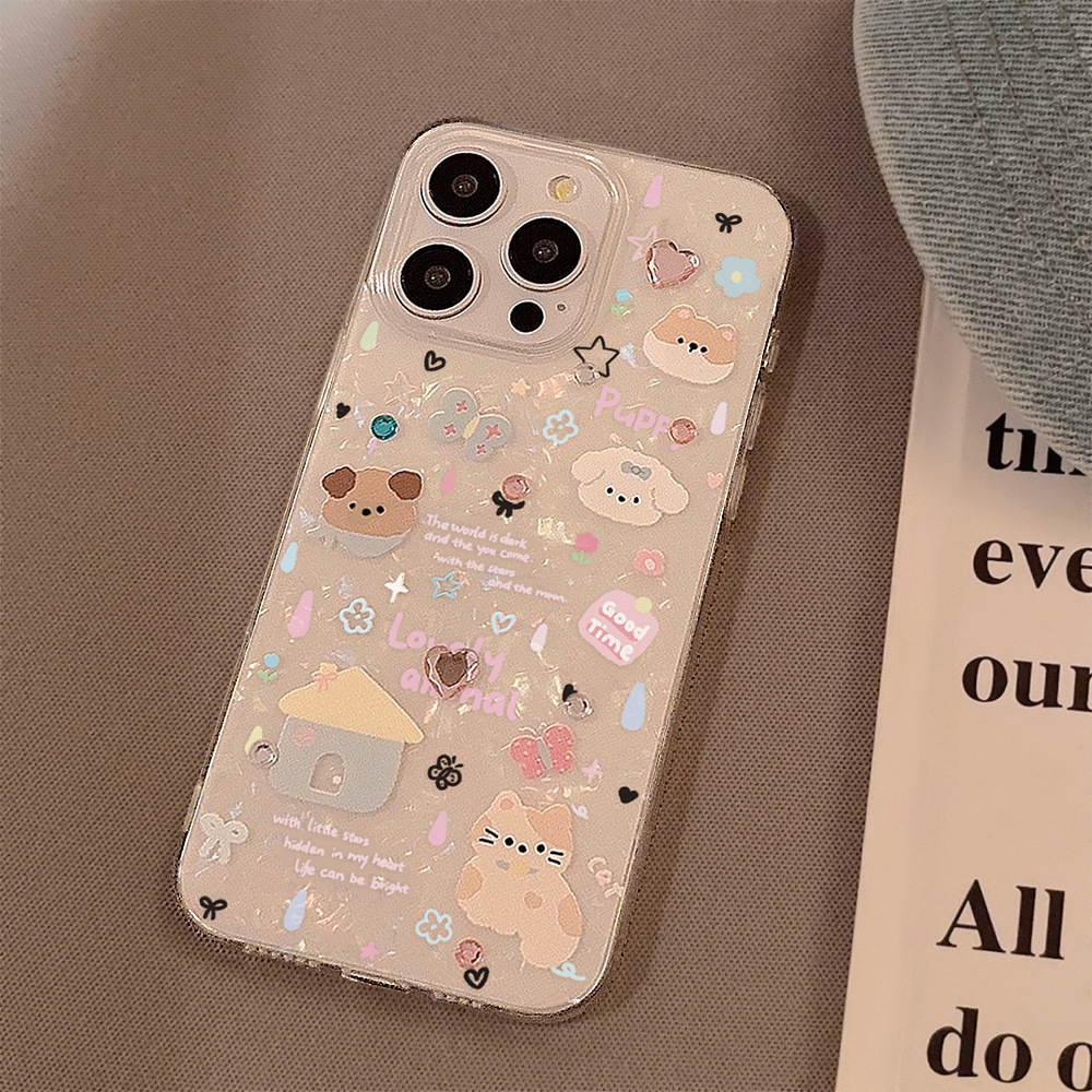 Cute Cartoon Puppy Shell Patte - Phone Cases Xr Cute บทวิจารณ์และราคา