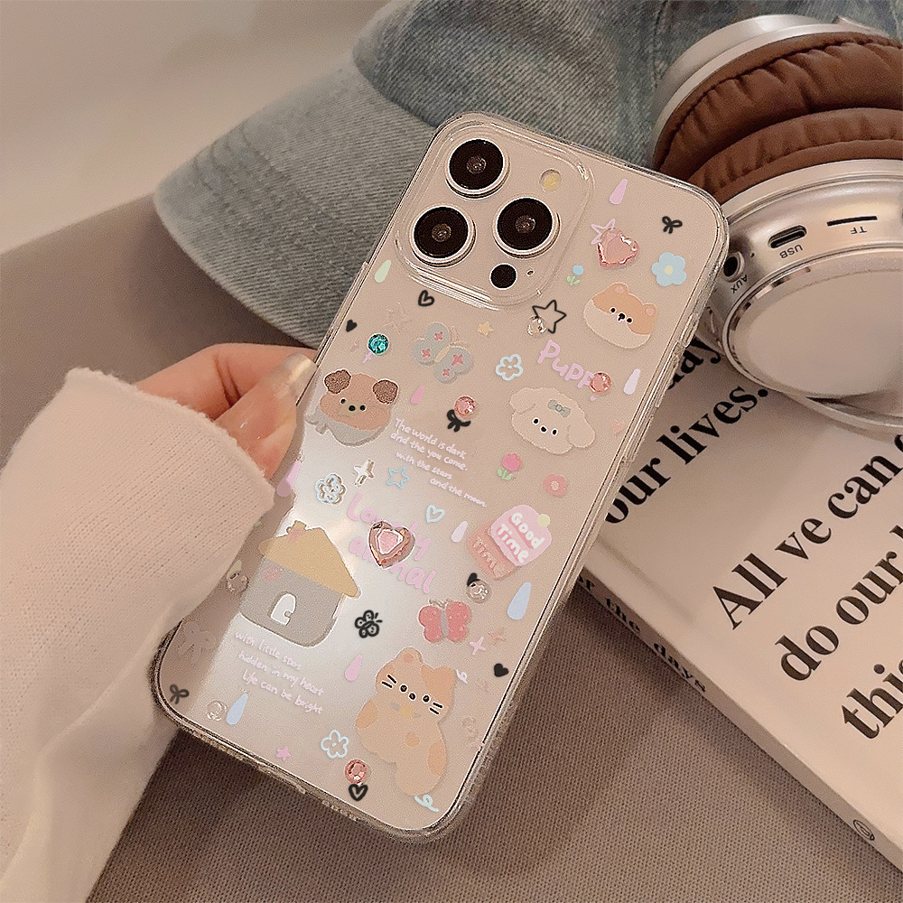 Cute Cartoon Puppy Shell Patte - Phone Cases Xr Cute บทวิจารณ์และราคา