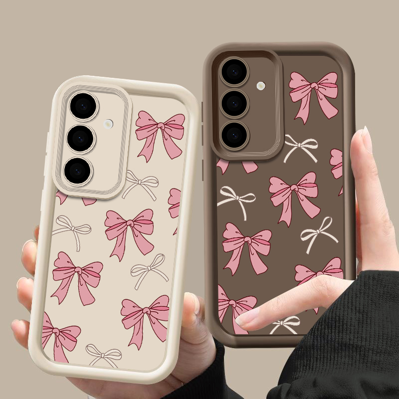 Bow Tie Silicone Case For Sams - Phone Cases Galaxy S25 บทวิจารณ์และราคา