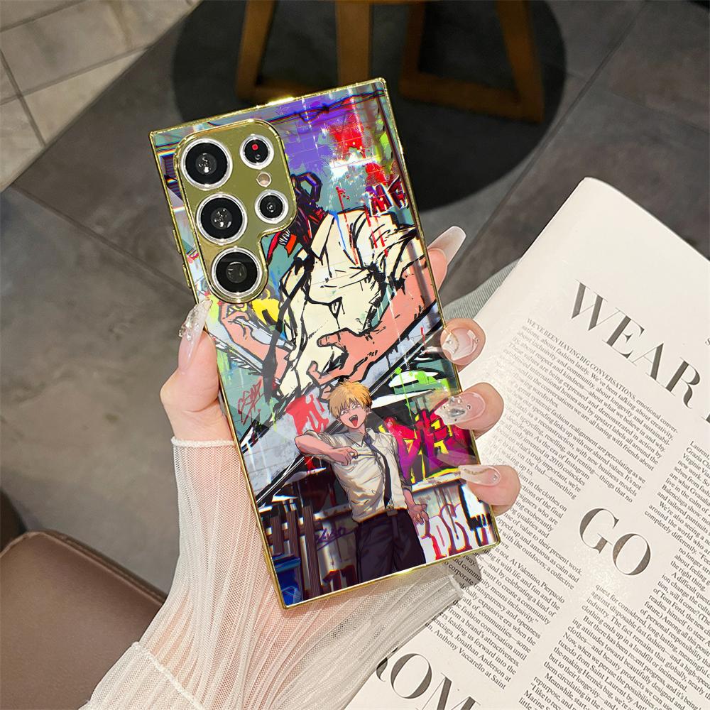 C-Chainsaw Man Anime Phone Cas - Phone Cases Men บทวิจารณ์และราคา