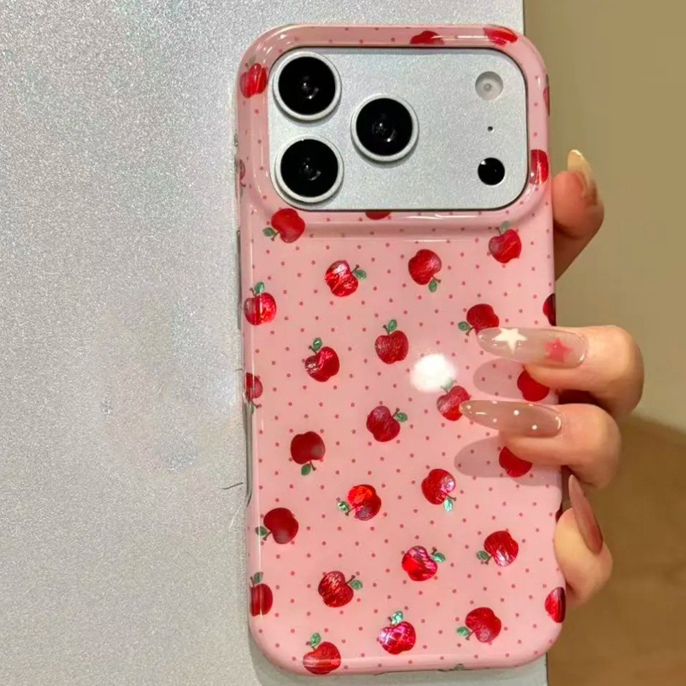 Red Cute Fruits Polka Dot Soft - Phone Cases Xr Cute บทวิจารณ์และราคา