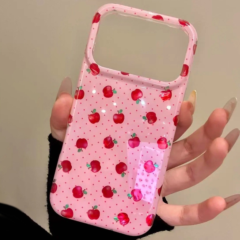 Red Cute Fruits Polka Dot Soft - Phone Cases Xr Cute บทวิจารณ์และราคา