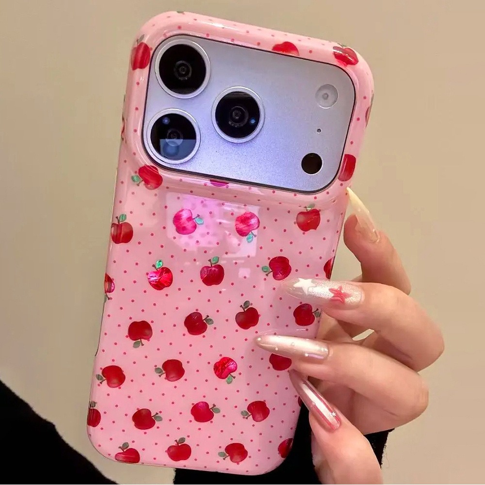 Red Cute Fruits Polka Dot Soft - Phone Cases Xr Cute บทวิจารณ์และราคา