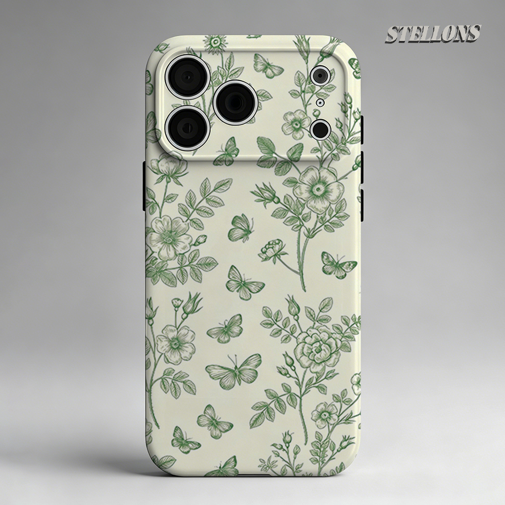 Green Floral Butterfly Sketch  - Phone Cases Magnetic บทวิจารณ์และราคา