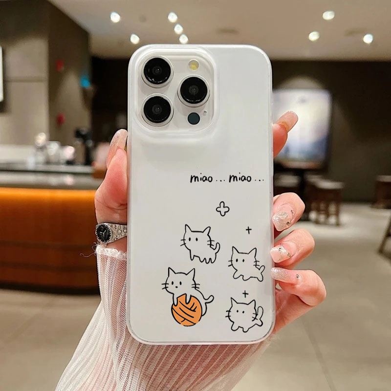 Cute Black Cat Pattern Phone C - Phone Cases Xr Cute บทวิจารณ์และราคา