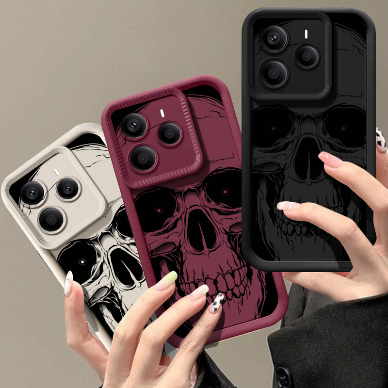 Cool Black Skull Print Phone C - Phone Cases Cool บทวิจารณ์และราคา