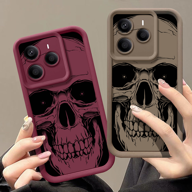 Cool Black Skull Print Phone C - Phone Cases Cool บทวิจารณ์และราคา