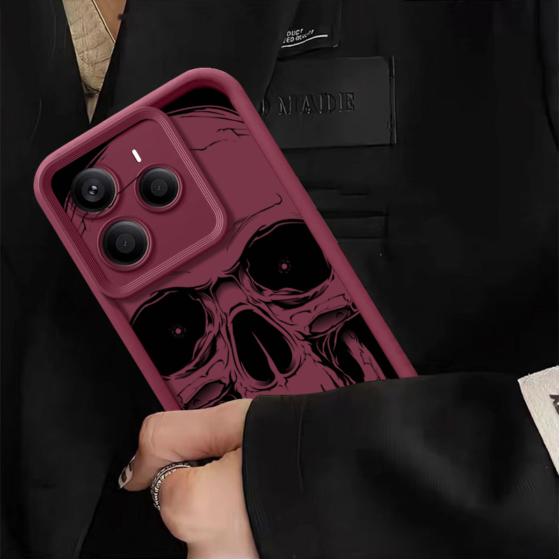 Cool Black Skull Print Phone C - Phone Cases Cool บทวิจารณ์และราคา