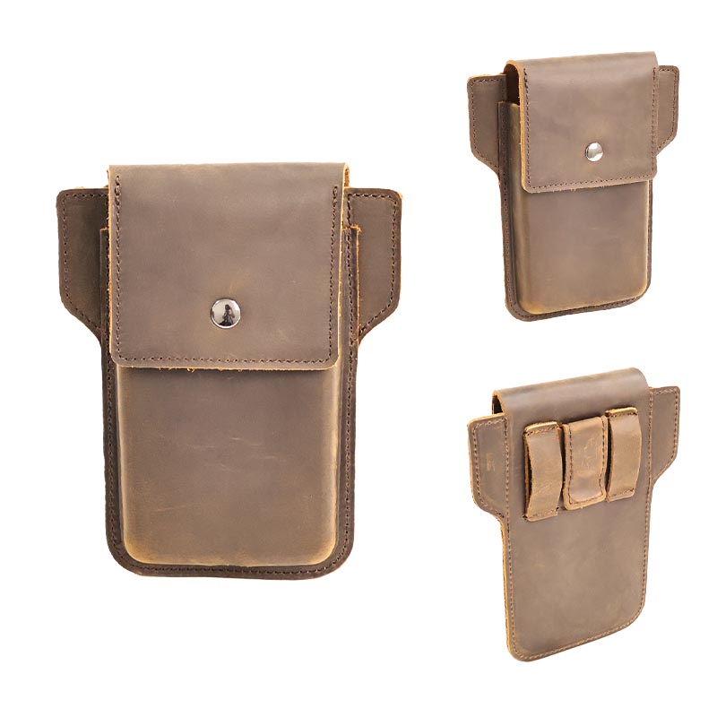 RIYAO Retro Men's Waist Packs  - Phone Cases Men บทวิจารณ์และราคา