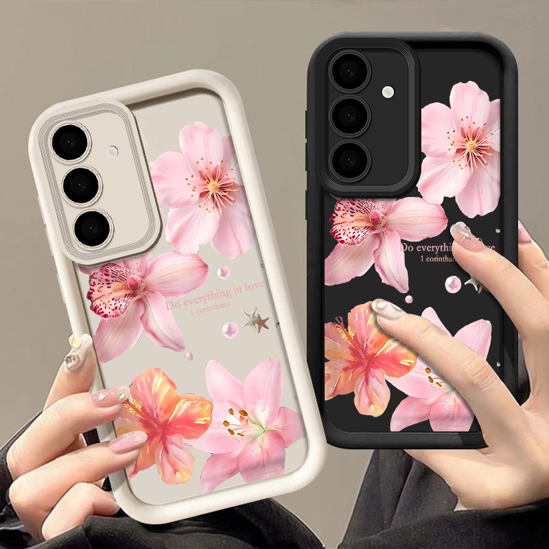 Pink Flowers Phone Case For Sa - Phone Cases Pink บทวิจารณ์และราคา