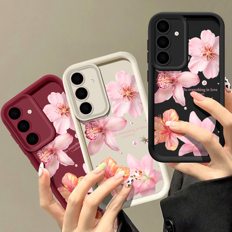 Pink Flowers Phone Case For Sa - Phone Cases Pink บทวิจารณ์และราคา