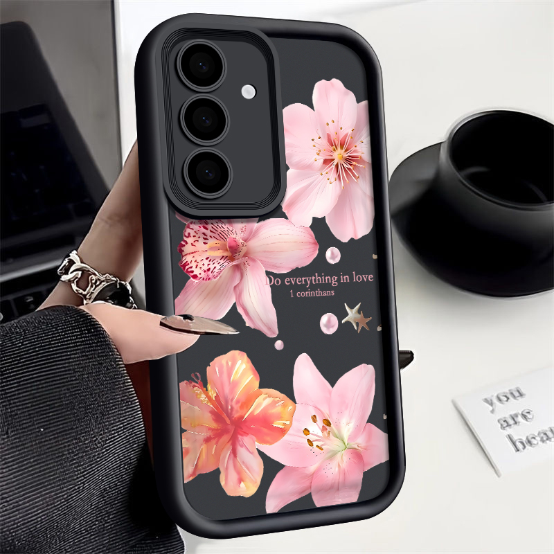 Pink Flowers Phone Case For Sa - Phone Cases Pink บทวิจารณ์และราคา