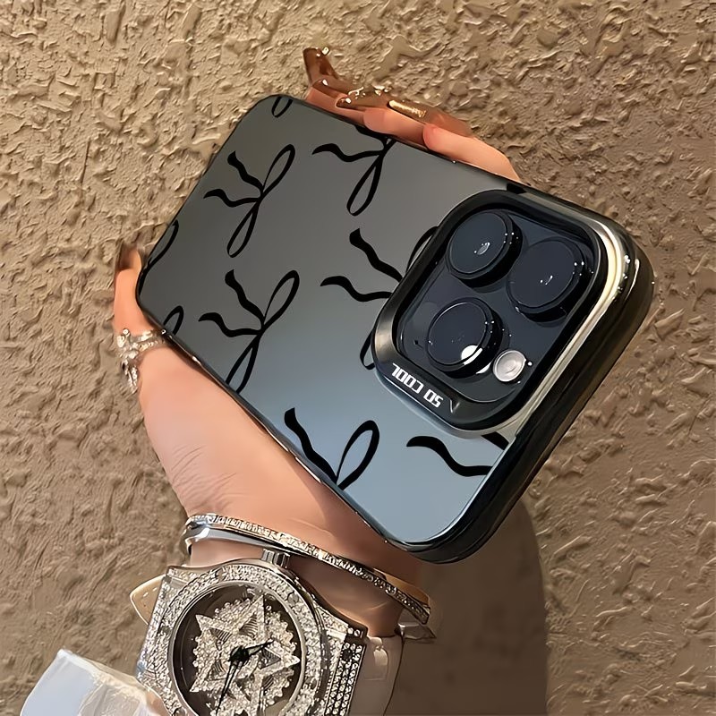 Black Bow Print Phone Case For - Phone Cases Xr บทวิจารณ์และราคา