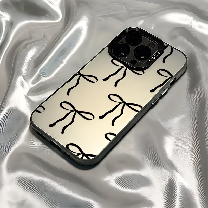Black Bow Print Phone Case For - Phone Cases Xr บทวิจารณ์และราคา
