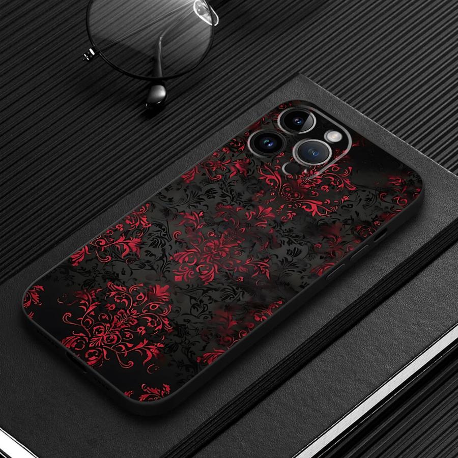 Black And Red Sexy Lace Phone  - Phone Cases Xr บทวิจารณ์และราคา