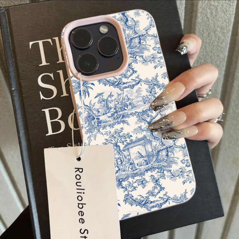 Fashion Blue White Porcelain P - Phone Cases Trendy บทวิจารณ์และราคา
