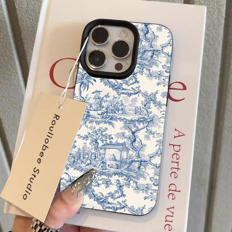 Fashion Blue White Porcelain P - Phone Cases Trendy บทวิจารณ์และราคา