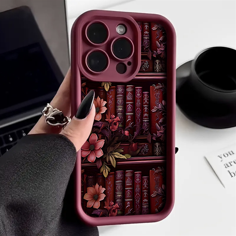 Book Flower Trendy Pattern Pho - Phone Cases Trendy บทวิจารณ์และราคา