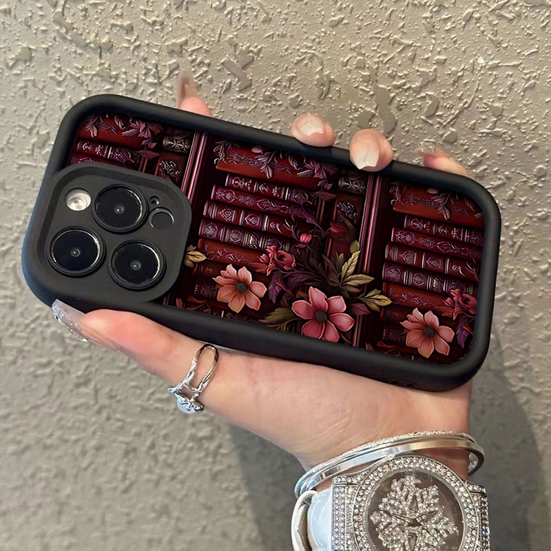 Book Flower Trendy Pattern Pho - Phone Cases Trendy บทวิจารณ์และราคา