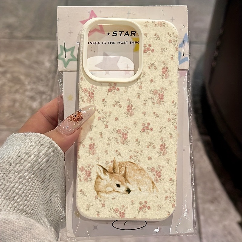Cute Deer Full Floral Pattern  - Phone Cases Xr Cute บทวิจารณ์และราคา