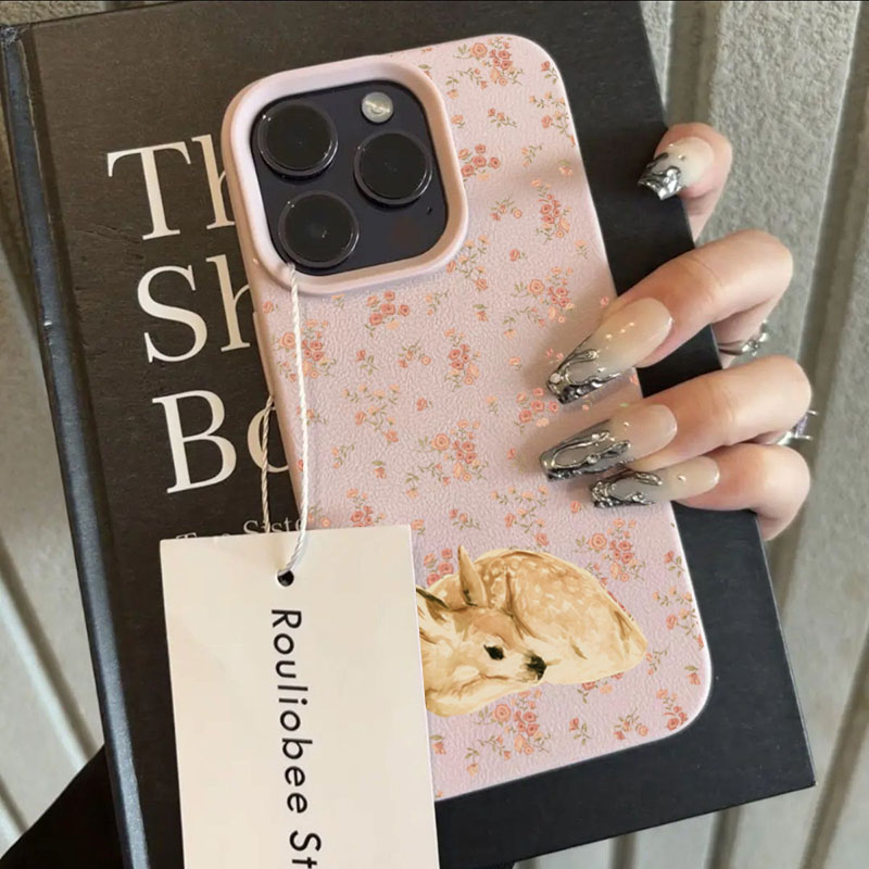 Cute Deer Full Floral Pattern  - Phone Cases Xr Cute บทวิจารณ์และราคา