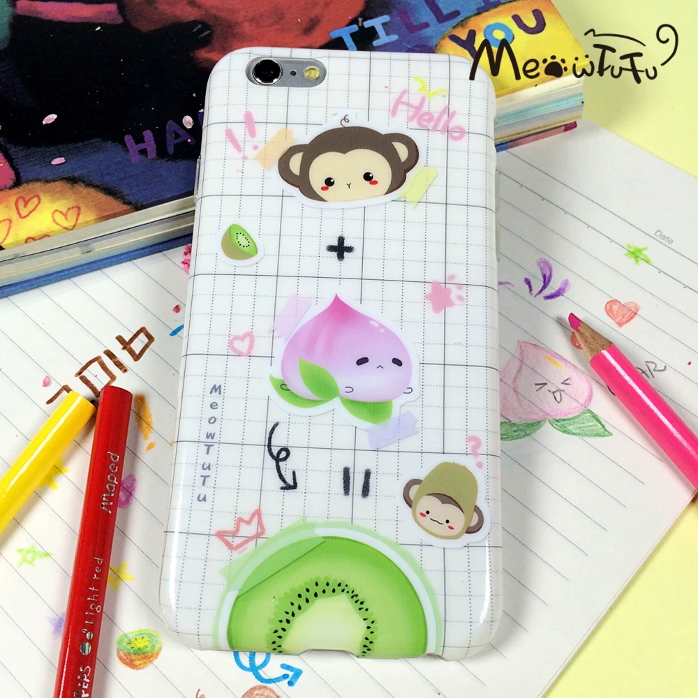 Cute Monkey Peach Kiwi Kawaii  - Phone Cases Xr Cute บทวิจารณ์และราคา