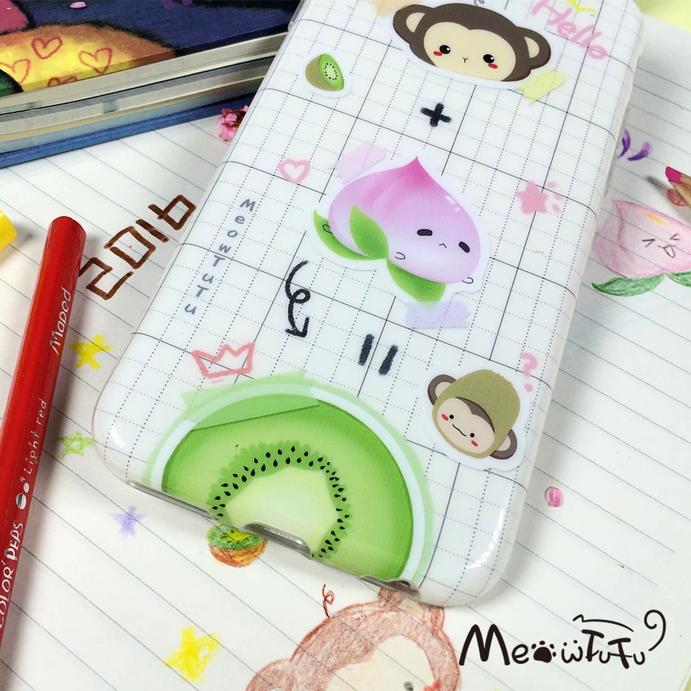 Cute Monkey Peach Kiwi Kawaii  - Phone Cases Xr Cute บทวิจารณ์และราคา