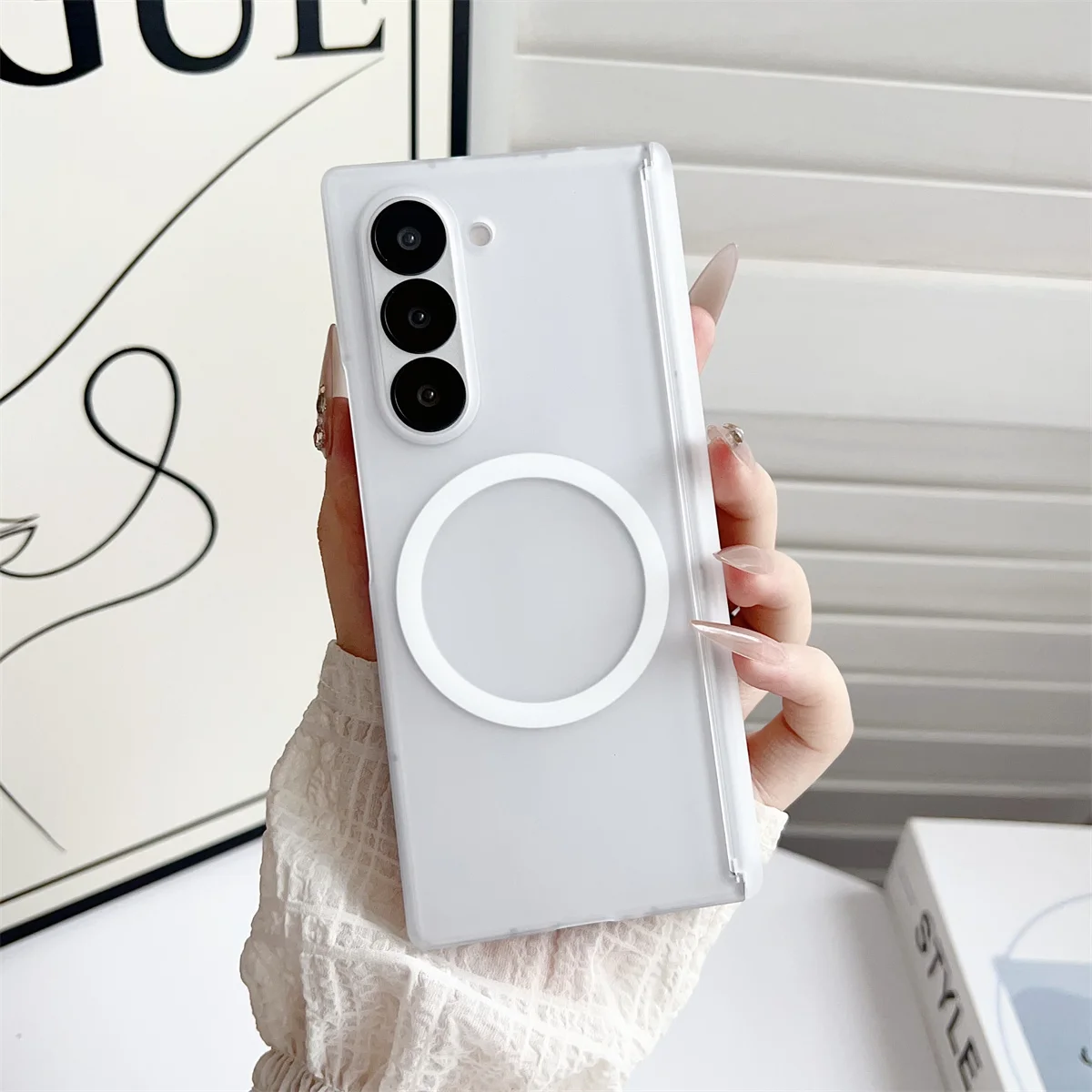 Magnetic Phone Case Frosted Tr - Matte Frosted Case บทวิจารณ์และราคา