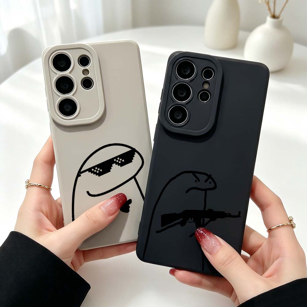 Cartoon Line Man Silicone Case - Phone Cases Men บทวิจารณ์และราคา