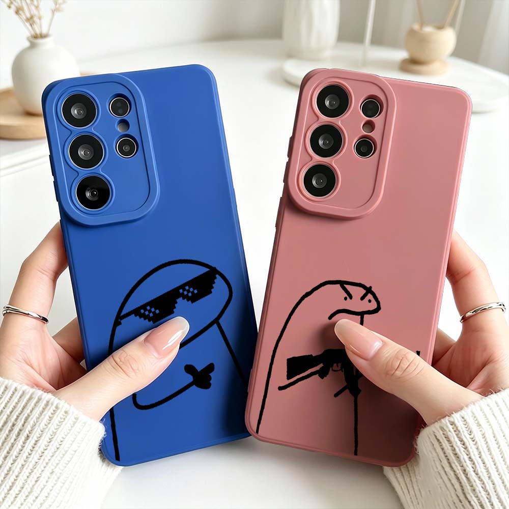 Cartoon Line Man Silicone Case - Phone Cases Men บทวิจารณ์และราคา