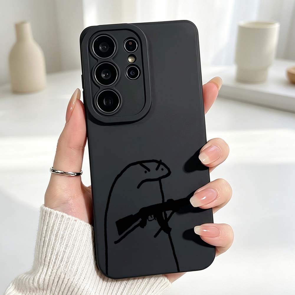 Cartoon Line Man Silicone Case - Phone Cases Men บทวิจารณ์และราคา