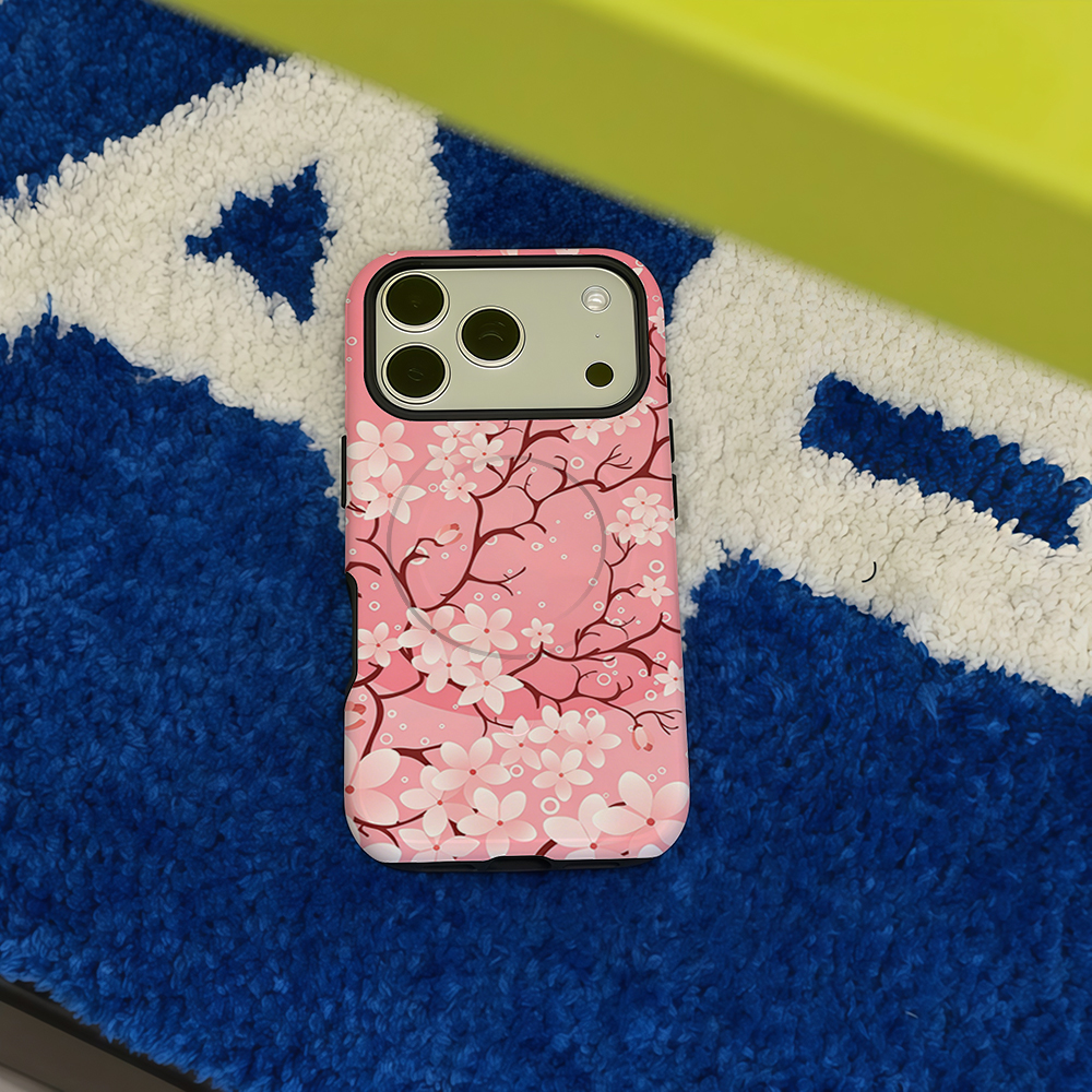Pink Cherry Blossom Butterflie - Phone Cases Magnetic บทวิจารณ์และราคา