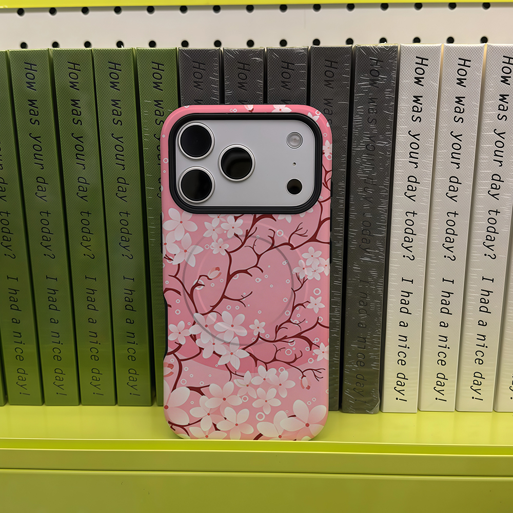 Pink Cherry Blossom Butterflie - Phone Cases Magnetic บทวิจารณ์และราคา