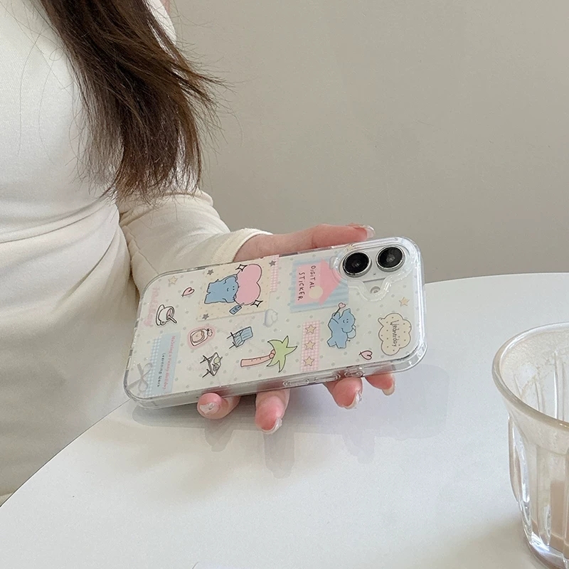 Cute Cartoon Elephant Grabbing - Phone Cases Xr Cute บทวิจารณ์และราคา