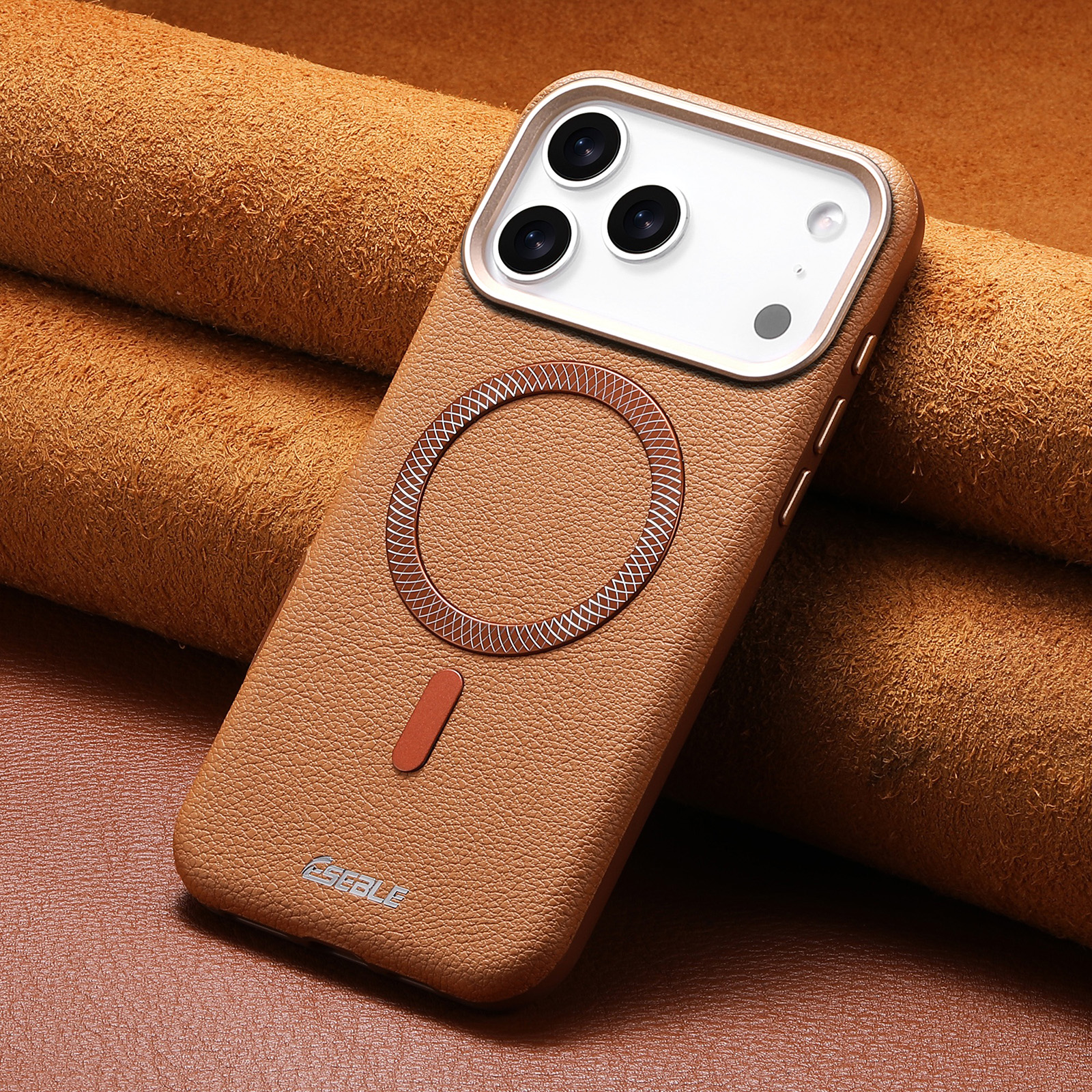 Luxury Faux Leather Phone Case - Matte Frosted Case บทวิจารณ์และราคา