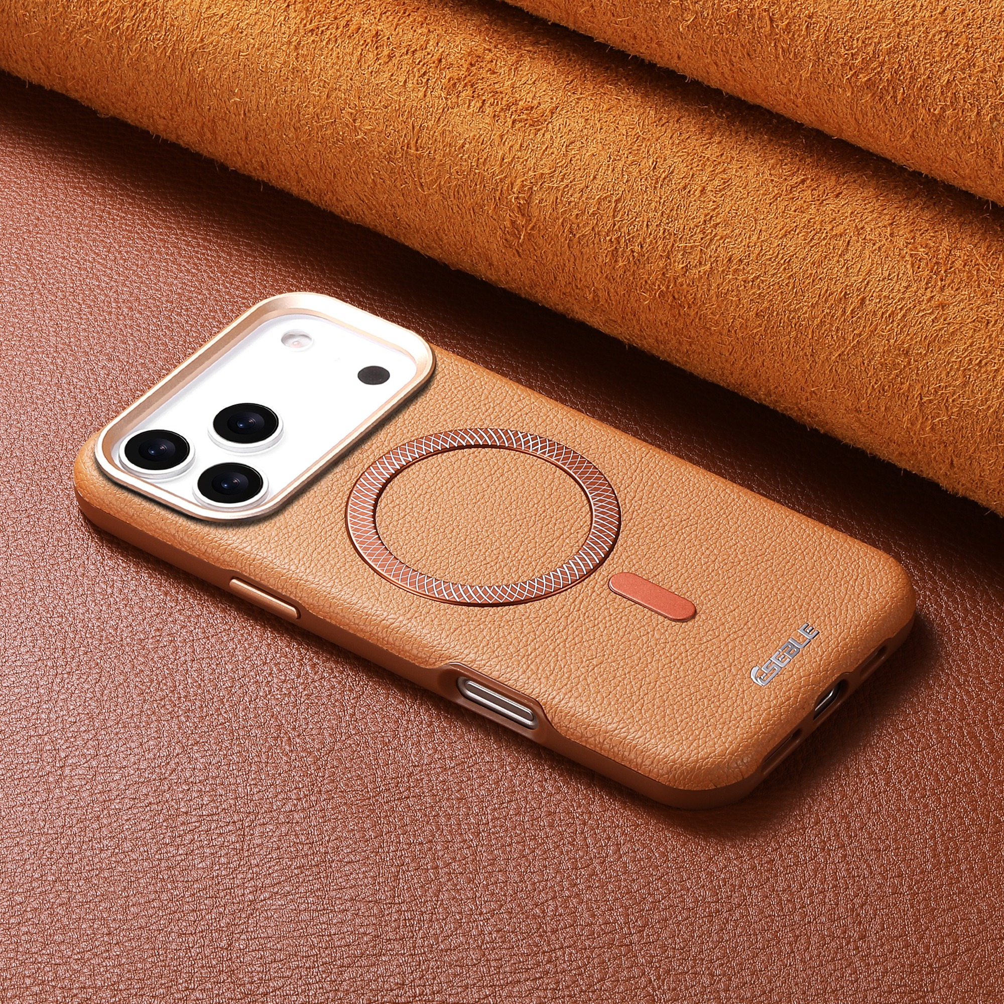 Luxury Faux Leather Phone Case - Matte Frosted Case บทวิจารณ์และราคา