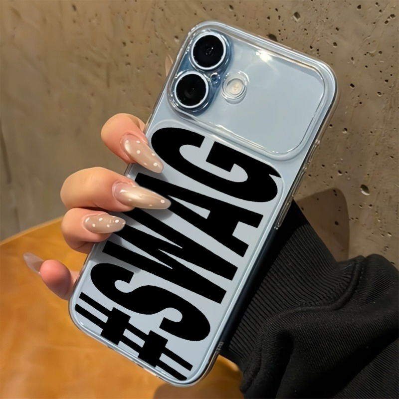 Hot Pink Black SWAG Letter Cle - Phone Cases Pink บทวิจารณ์และราคา
