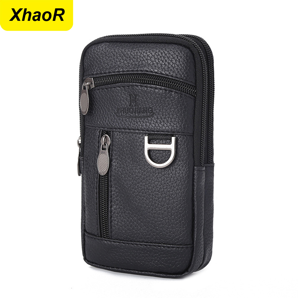 Men Waist Bag Mobile Phone Bag - Phone Cases Men บทวิจารณ์และราคา