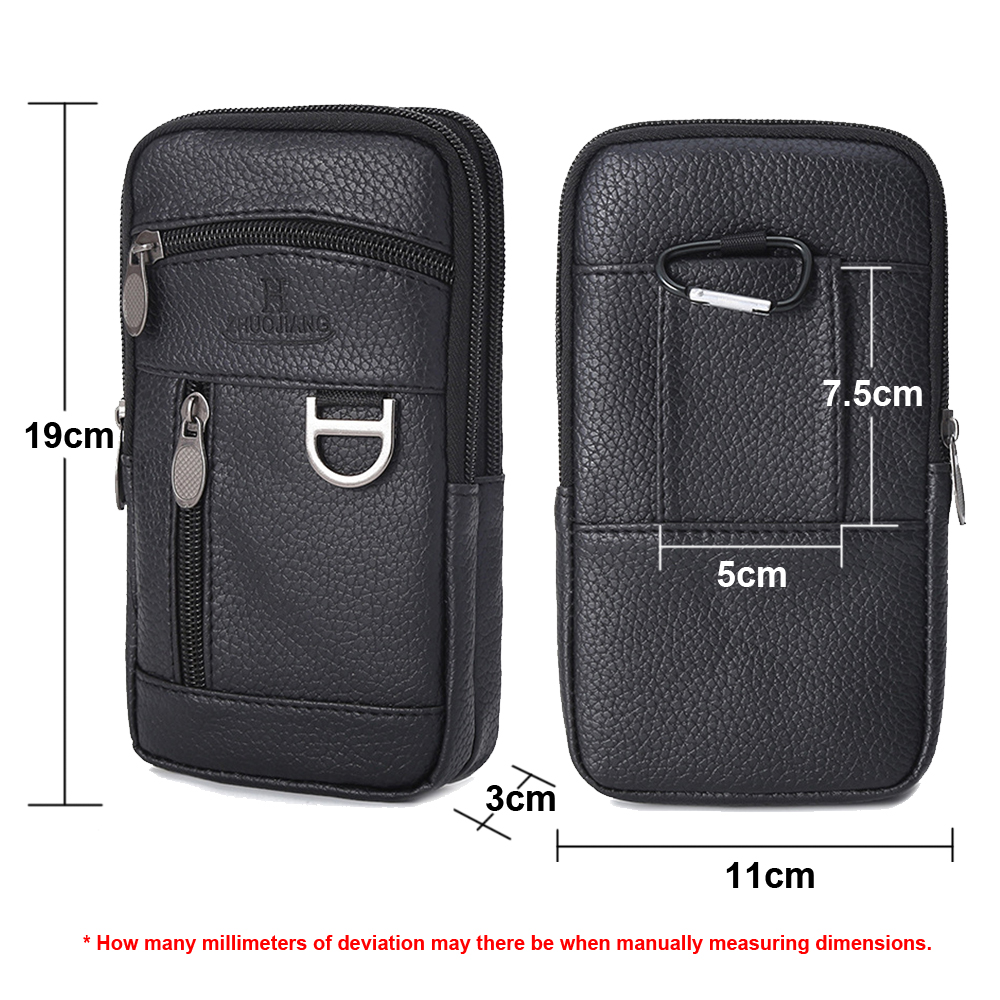 Men Waist Bag Mobile Phone Bag - Phone Cases Men บทวิจารณ์และราคา