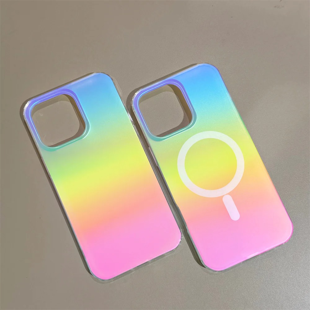 Frosted Laser Gradient Rainbow - Matte Frosted Case บทวิจารณ์และราคา
