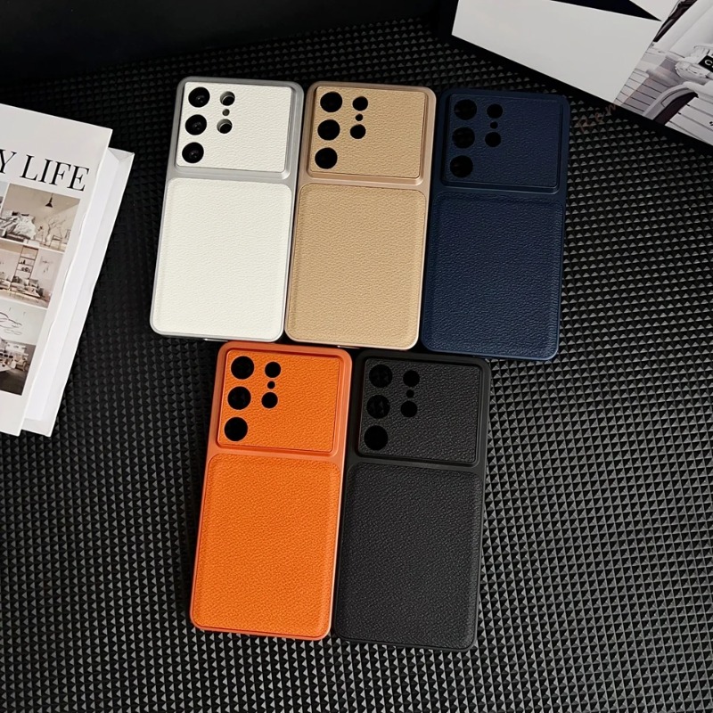 Matte phone case with leather  - Matte Frosted Case บทวิจารณ์และราคา