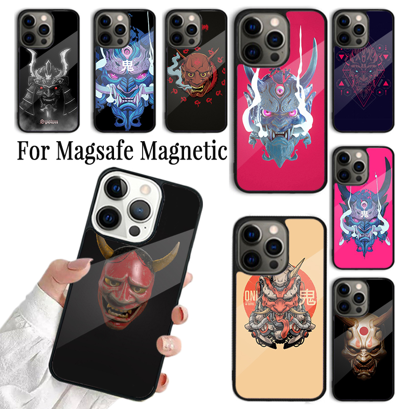 Japanese Oni Hannya Demon Mask - Phone Cases Japanese บทวิจารณ์และราคา